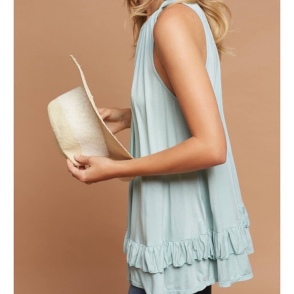 Anthropologie Tops - EUC Anthropologie eri & ali Ruffled Swing Top